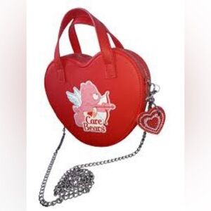 Red Heart-Shaped Bag